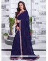 Faux Georgette Print Work Casual Saree