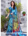 Faux Georgette Multi Colour Casual Saree