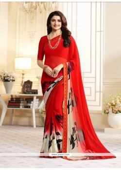 Prachi Desai Multi Colour Printed Saree