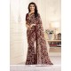 Prachi Desai Maroon Print Work Printed Saree