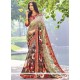 Faux Georgette Multi Colour Printed Saree