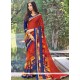 Multi Colour Faux Georgette Printed Saree