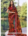 Print Work Multi Colour Printed Saree