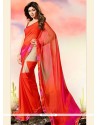 Shilpa Shetty Multi Colour Faux Georgette Printed Saree