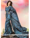 Shilpa Shetty Faux Georgette Printed Saree