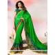 Shilpa Shetty Green Printed Saree