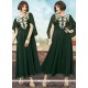 Faux Georgette Embroidered Work Party Wear Kurti