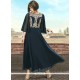 Navy Blue Party Wear Kurti