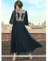 Navy Blue Party Wear Kurti