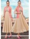 Faux Georgette Resham Work Party Wear Kurti