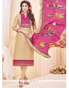 Cotton Print Work Churidar Suit