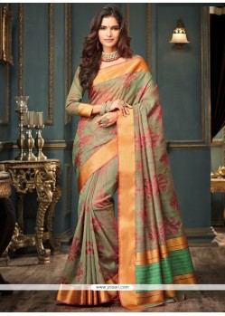 Art Silk Weaving Work Traditional Saree