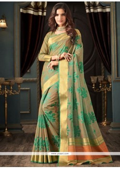 Green Art Silk Traditional Designer Saree