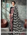 Print Work Faux Crepe Printed Saree