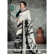 Faux Crepe Printed Saree