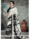 Faux Crepe Printed Saree