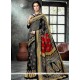 Faux Crepe Printed Saree