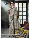 Print Work Faux Crepe Printed Saree