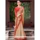 Beige Art Silk Traditional Designer Saree