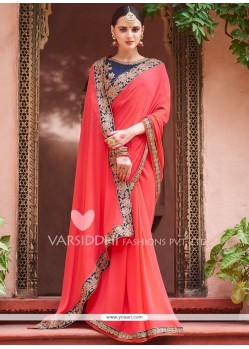 Red Art Silk Designer Traditional Saree