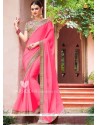 Hot Pink Traditional Designer Saree