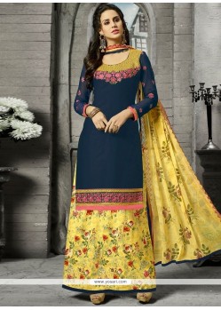 Embroidered Work Long Choli Lehenga