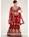 Maroon Lehenga Choli