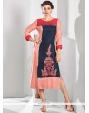 Print Work Party Wear Kurti