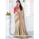 Art Silk Beige Classic Designer Saree