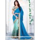 Satin Half N Half Designer Saree