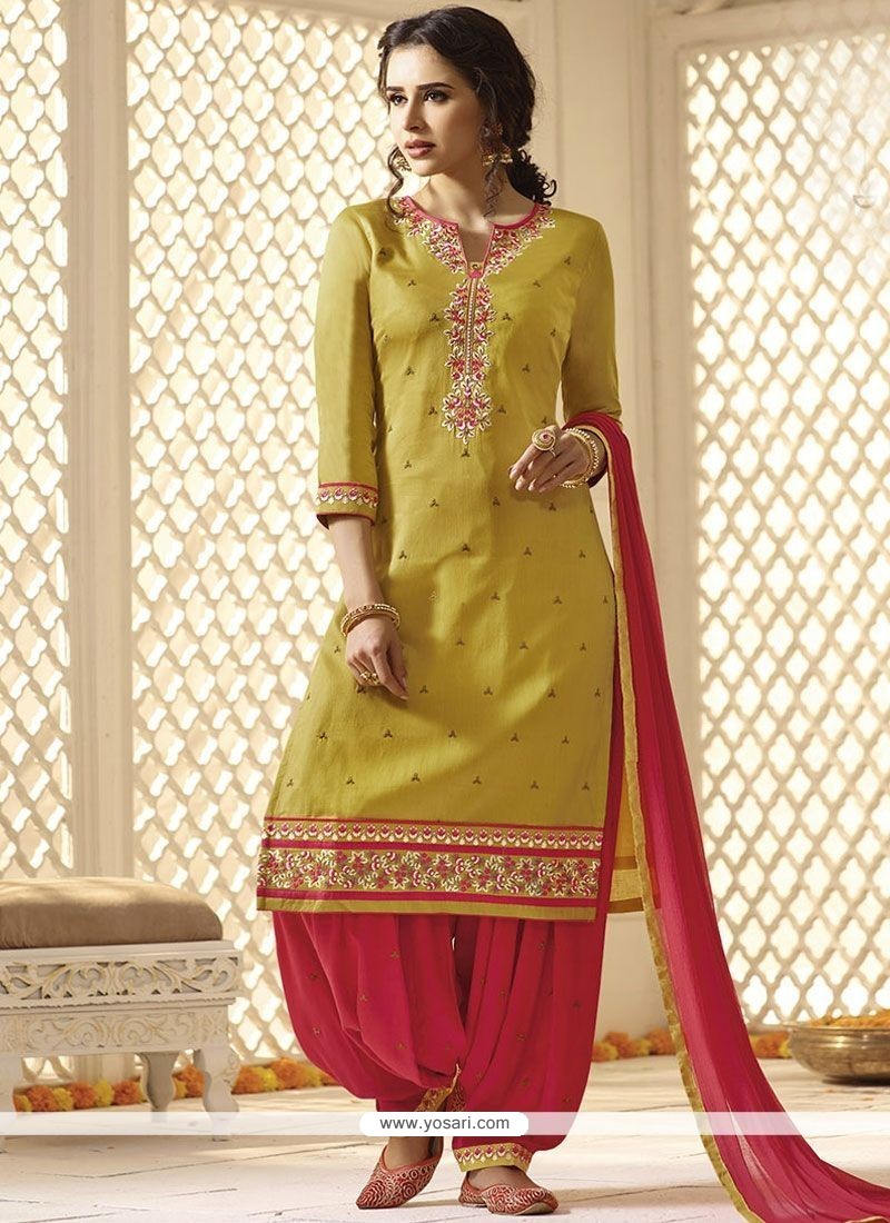 Buy Yellow Punjabi Suit | Punjabi Patiala Suits