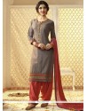 Cotton Satin Punjabi Suit