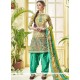 Print Work Multi Colour Cotton Punjabi Suit
