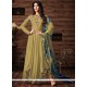 Resham Work Green Anarkali Suit