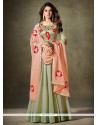 Jennifer Winget Faux Georgette Floor Length Anarkali Suit