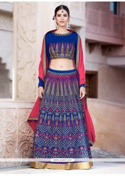 Banglori Silk Patch Border Work Lehenga Choli