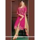 Hot Pink Resham Work Pant Style Suit