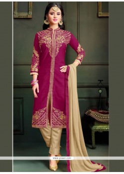 Resham Work Pant Style Suit