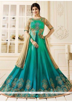 Ayesha Takia Sea Green Resham Work Floor Length Anarkali Suit