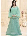 Ayesha Takia Blue Floor Length Anarkali Suit