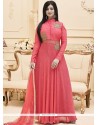 Ayesha Takia Faux Georgette Lace Work Floor Length Anarkali Suit