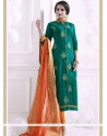 Embroidered Work Churidar Designer Suit