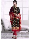 Black Churidar Designer Suit