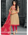 Beige Churidar Suit