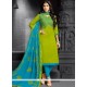 Green Churidar Suit