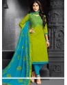 Green Churidar Suit