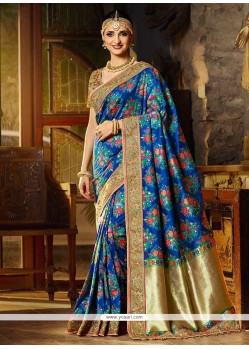 Sanaya Irani Banarasi Silk Traditional Designer Saree