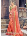 Art Silk Embroidered Work Designer Traditional Saree