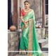 Art Silk Sea Green Designer Traditional Saree