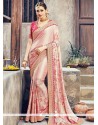 Rose Pink Traditional Designer Saree